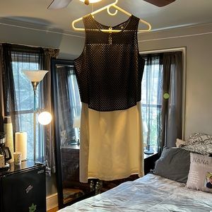 Black and white Walter Baker dress